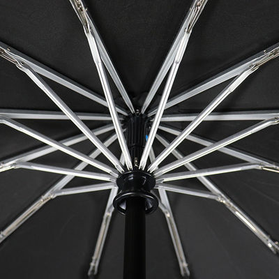 12 parapluie de fois de la couverture trois de pongé d'affaires de panneaux automatique
