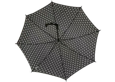 Nervures ouvertes d'axe en métal de parapluie de bâton d'automobile de crochet en J pour le temps d'éclat de pluie