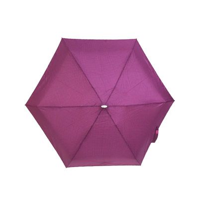 Parapluie de fois du manuel 5 du poids léger 90cm avec le sac portatif