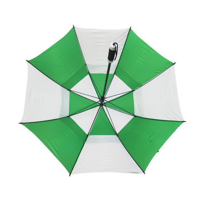 Parapluies protégeant du vent BSCI de golf de poignée en plastique pour des événements promotionnels