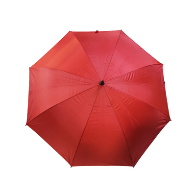 Parapluie droit de la protection 190T de tissu UV de polyester avec le revêtement argenté